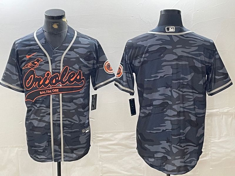 Men Baltimore Orioles Blank Camo Jointly 2024 Nike MLB Jersey style 1->detroit lions->NFL Jersey